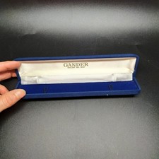 Cofanetto portaorologi Gander blu ben conservato, non chiude completamente