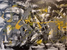  ALEX CAMINITI -  Quadro Informale, Punto di Rottura 2010 