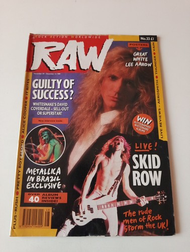 Raw 1990 whitesnake - raw,
