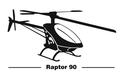 Adesivo thunder tiger raptor - thunder,