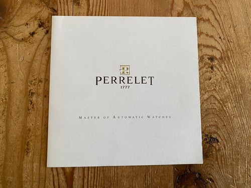 Folleto booklet perrelet - folleto,
