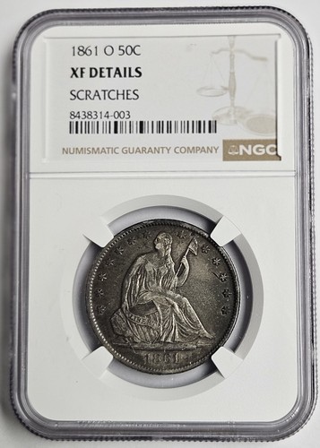 1861 new orleans zecca - 1861,