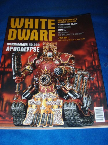 White dwarf games workshop - white,