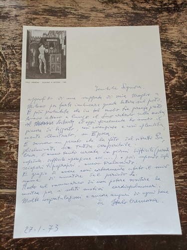 Documento storico lettera - storico,