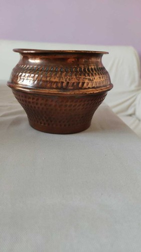 Porta vaso ottone ramato - in,