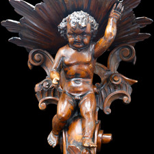 Mensola angelo putto antica - mensola,