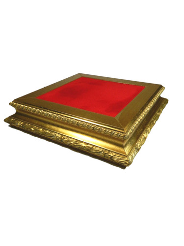 Base quadrata legno - in,