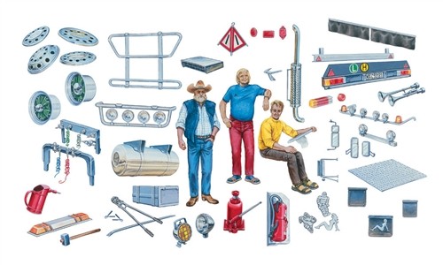 Italeri accessori truck kit - accessori,