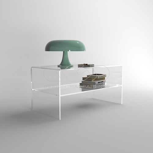 Tavolino con ripiano - , l60
