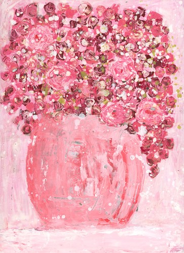 Rose rosa fiori pittura