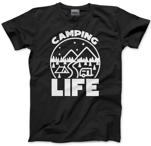 Shirt uomo unisex - t-shirt, camping