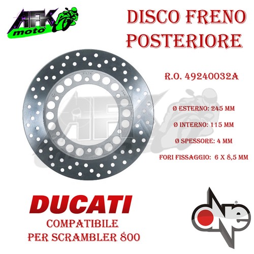 Disco freno posteriore per - disco,