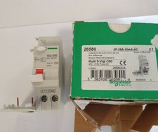 Schneider 26580 Blocco Differenziale 2P 25A 10mA AC Multi 9 Vigi C60