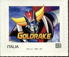 ITALIA 2025 50° ANNIVERSARIO DI GOLDRAKE UFO ROBOT 1 VAL. ADESIVO