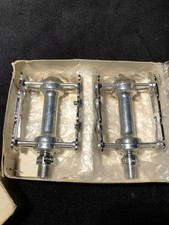 Campagnolo Record Pista Pedals Steel Cage  Nuovo New With Box