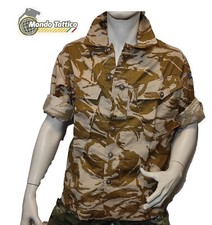 Camicia uomo giacca safari militare caccia lavoro sahariana mimetica desert  