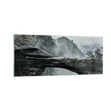 Quadro su Vetro 100x40cm Paesaggio Montagne Porta Pravcicka Stampe Murale