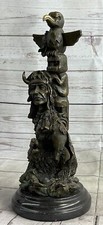 Scultura In Bronzo Di Capo
