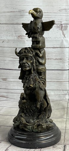 Scultura bronzo capo - bronzo, di