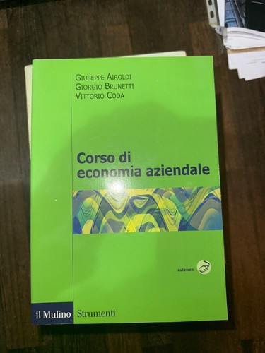 Corso economia aziendale - economia,