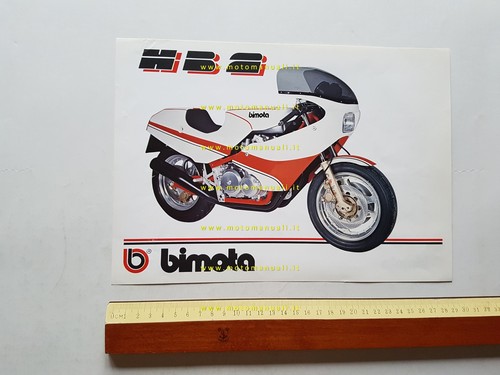 Bimota hb2 900 - 1982, depliant