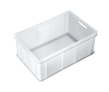 CASSETTA SERVICE GIGANPLAST 60X40X24 CONTENITORE PER ALIMENTI MANIGLIE APERTE