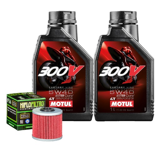 Kit tagliando olio motul 300v - tagliando,