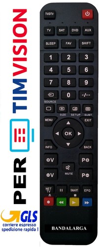 Telecomando per tim vision - telecomando,
