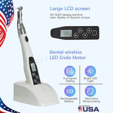 Dentale Cordless LED Endo Motor Endodontico 16:1 Contrangolo Reciprocating