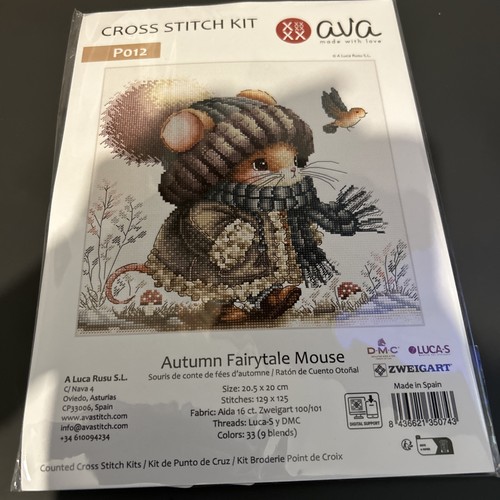 Kit punto croce ava - kit, "topo