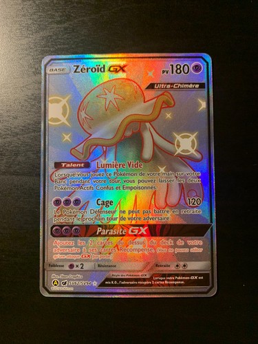 Carte pokémon zéroïd gx - pokémon,