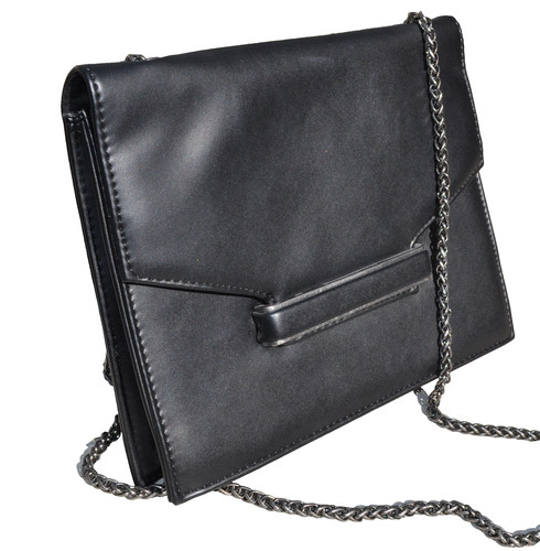 Borsa nero tracolla catena - nero,