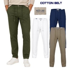 Pantalone uomo misto lino con