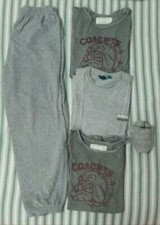 lotto 436b stock 5 abbigliamento misto bimbo bambino grigio 7/8 anni