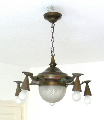 Grande plafoniera art deco - grande,