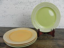 Set SERVIZIO da 4 PIATTI Piani ANDREA FONTEBASSO 1760 Swing Verde e Arancio 