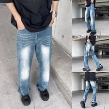 Jeans uomo stile Y2K slim