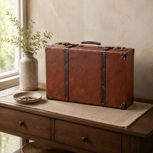 Valigia vintage rigida borchie - vintage,