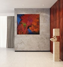 Quadro Moderno Astratto Materico