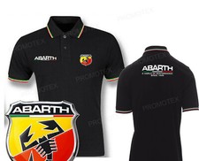 polo ABARTH PERFORMANCE cotone tricolore italia racing maglietta corse 