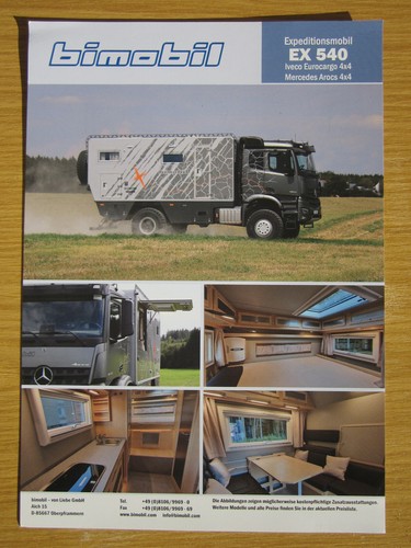 Brochure bimobil 540 iveco - ex,