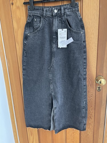 Gonna midi zara lavata nera - gonna,