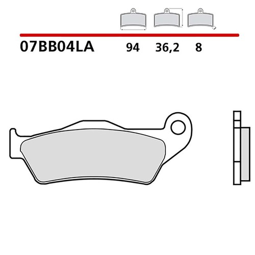 Brembo kit pastiglie freno - brembo,