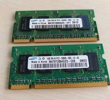 KIT RAM 2GB (2x1GB) DDR2 LAPTOP PC2-5300S 667Mhz SODIMM
