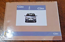 renault clio 2006 libretto libro manuale uso e manutenzione book owners livre