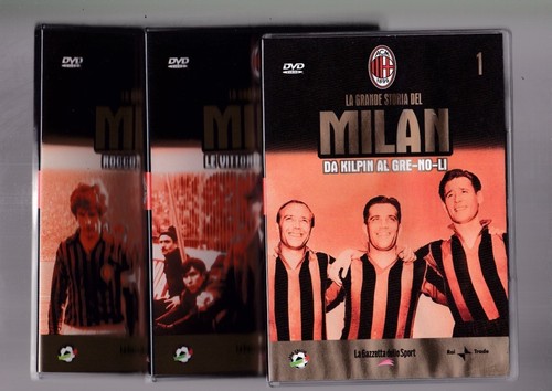 Dvd storia del milan - del, volumi