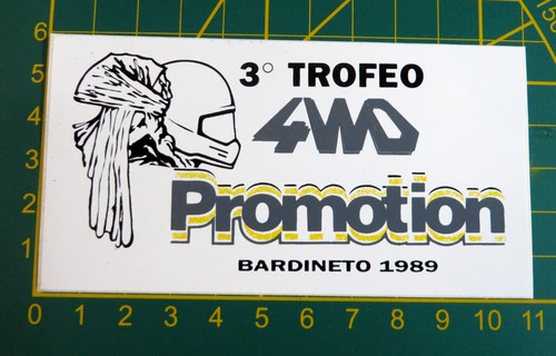 Adesivo trofeo 4wd - 3°,