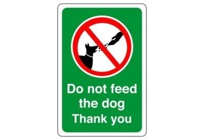 Non dare mangiare cane - dare,