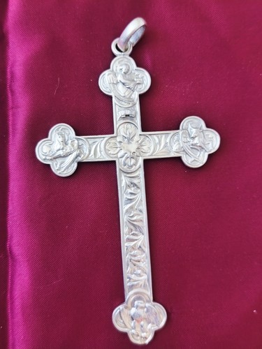 Cruz pectoral plata - cruz,