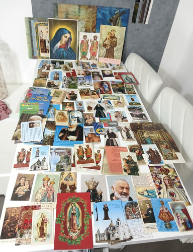 Lotto centinaia santini - di,